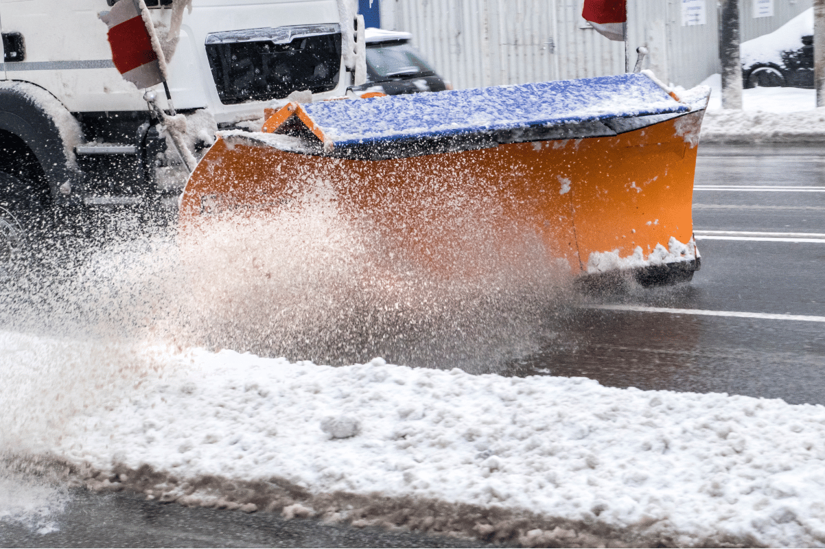 snow removal GPS tracking tablet winter