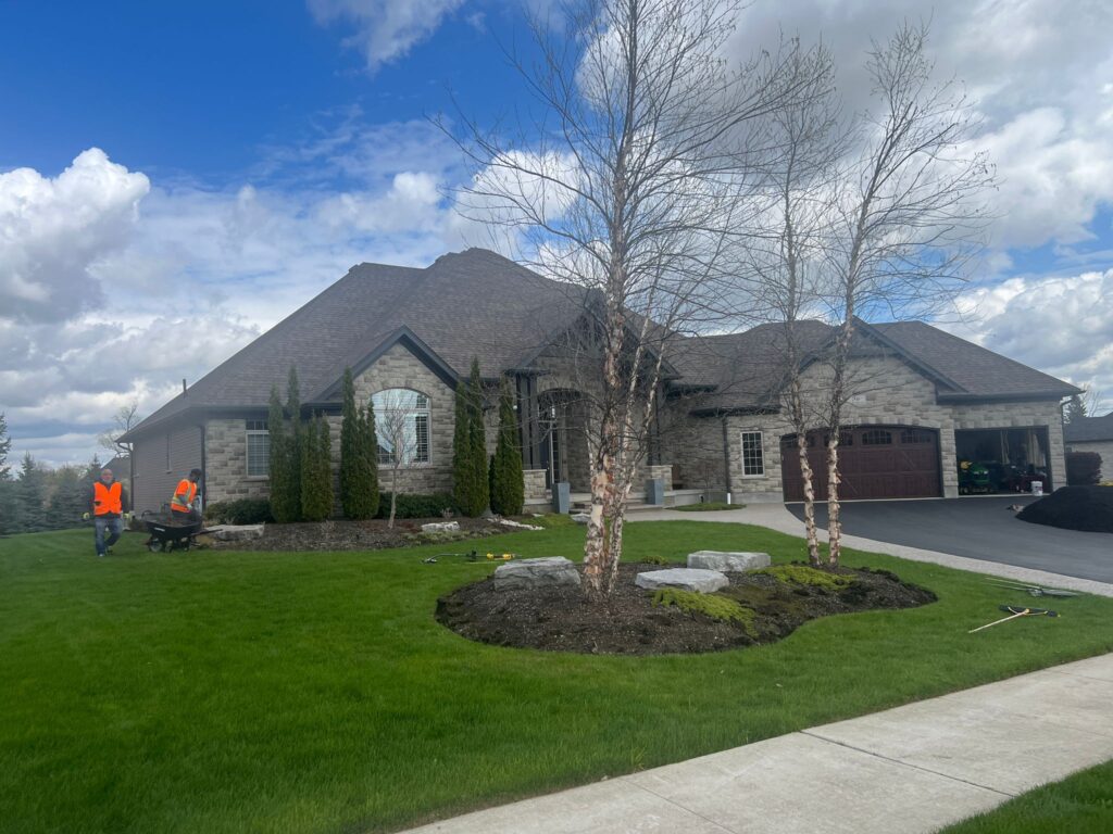 Estate landscaping Kitchener Waterloo Cambrdige