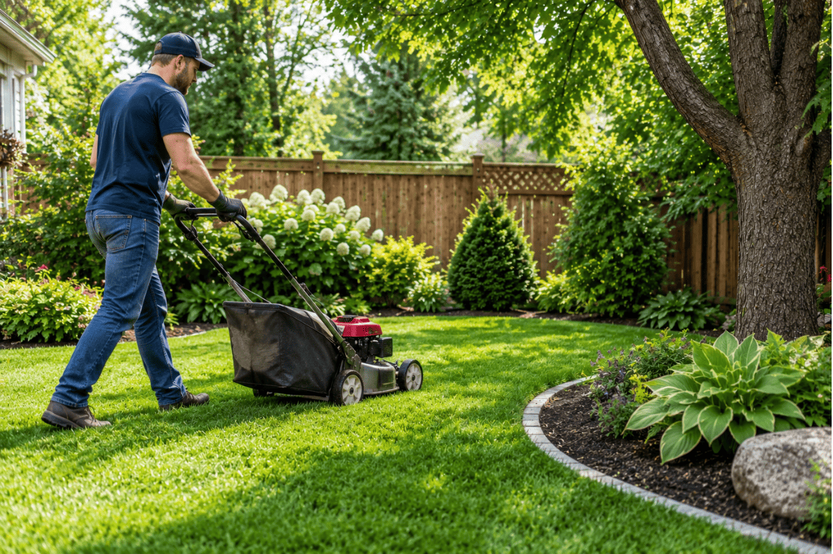 backyard lawn tick prevention landscaping