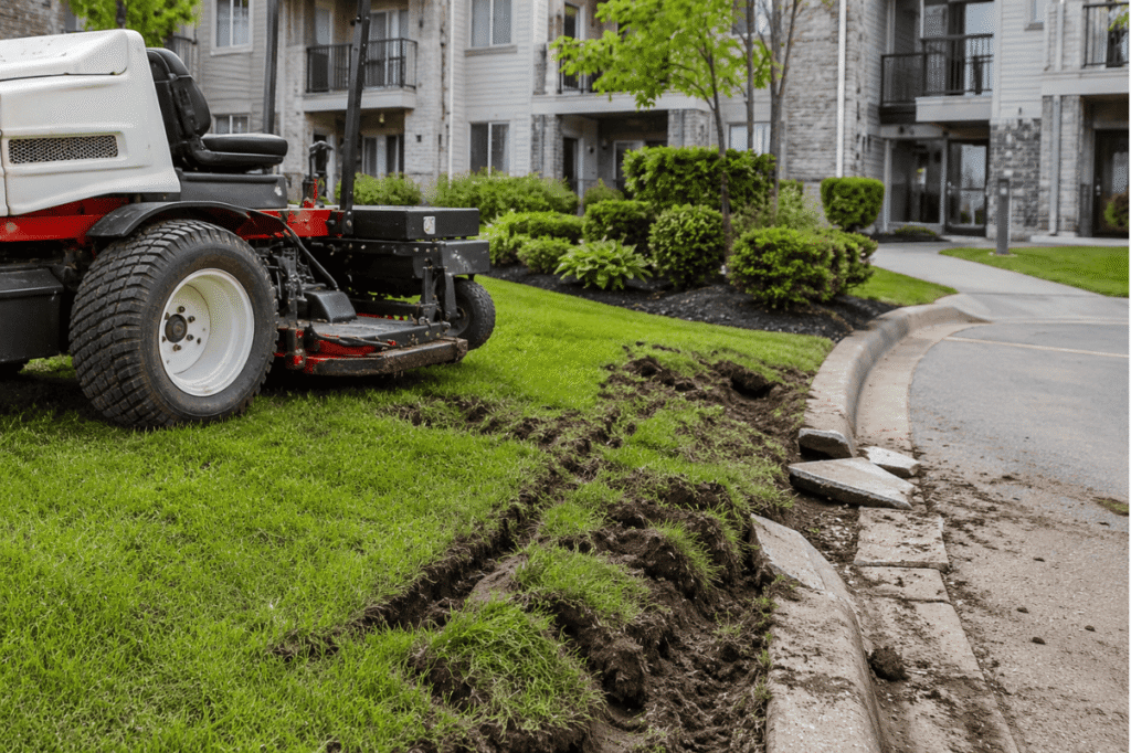 landscaping equipment condo property