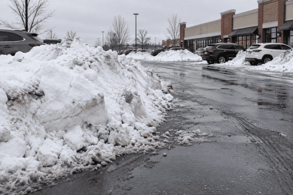 Retail Plaza Snow Removal Is a Traffic Problem, Not Just a Plowing Problem